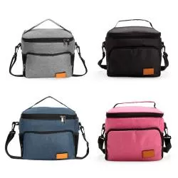 Bolsa Térmica com Bolso Frontal Alça  de Ombro