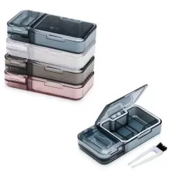 Porta Comprimido Plástico Multifuncional Personalizada 